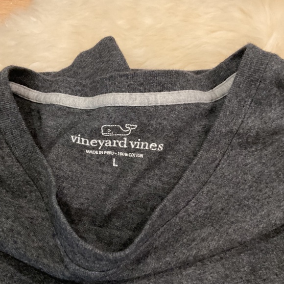 Vineyard Vines Charcoal Grey Long Sleeved Men’s Size L - Picture 3 of 8